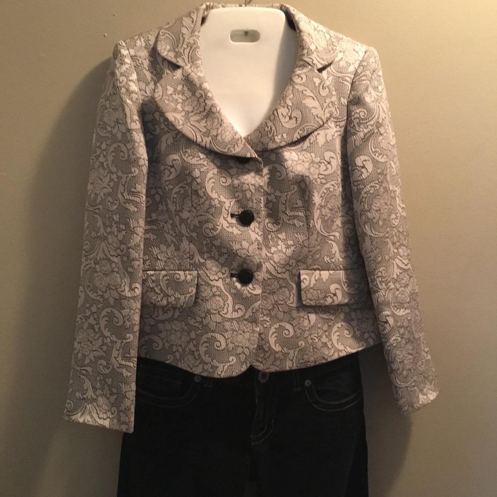 Evan Picone women’s jacquard blazer